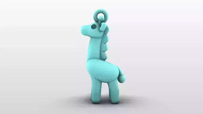 Charm Pendant - Adorable Little Animal - Giraffe