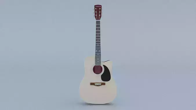 Acoustic Steel Strings guitar Game asset