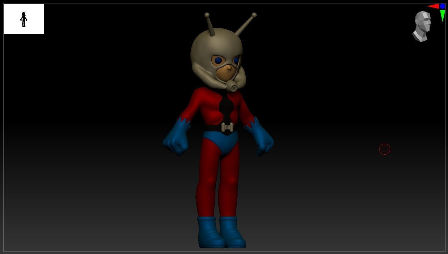 Ant Man Chibi Version 3D Print 3D model 3D printable | CGTrader
