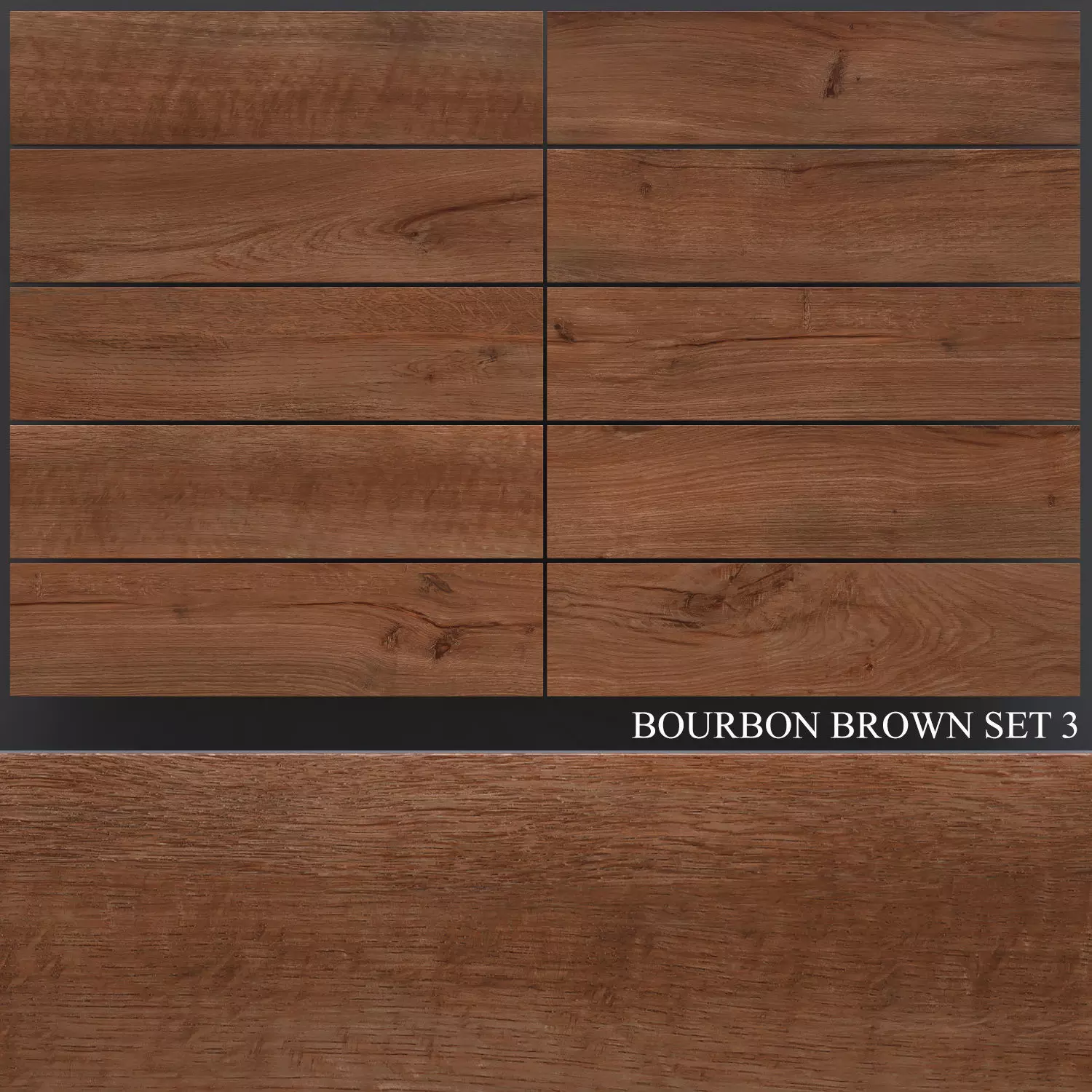 Peronda Bourbon Brown Set 3 3D model