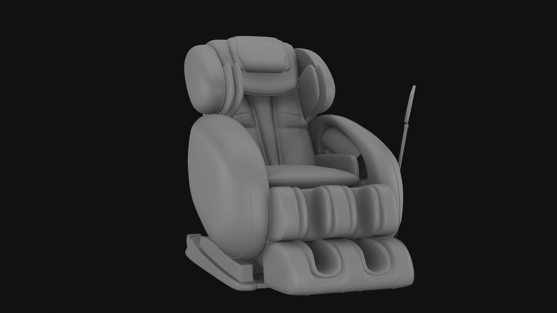 Massage Chair 3D model_4