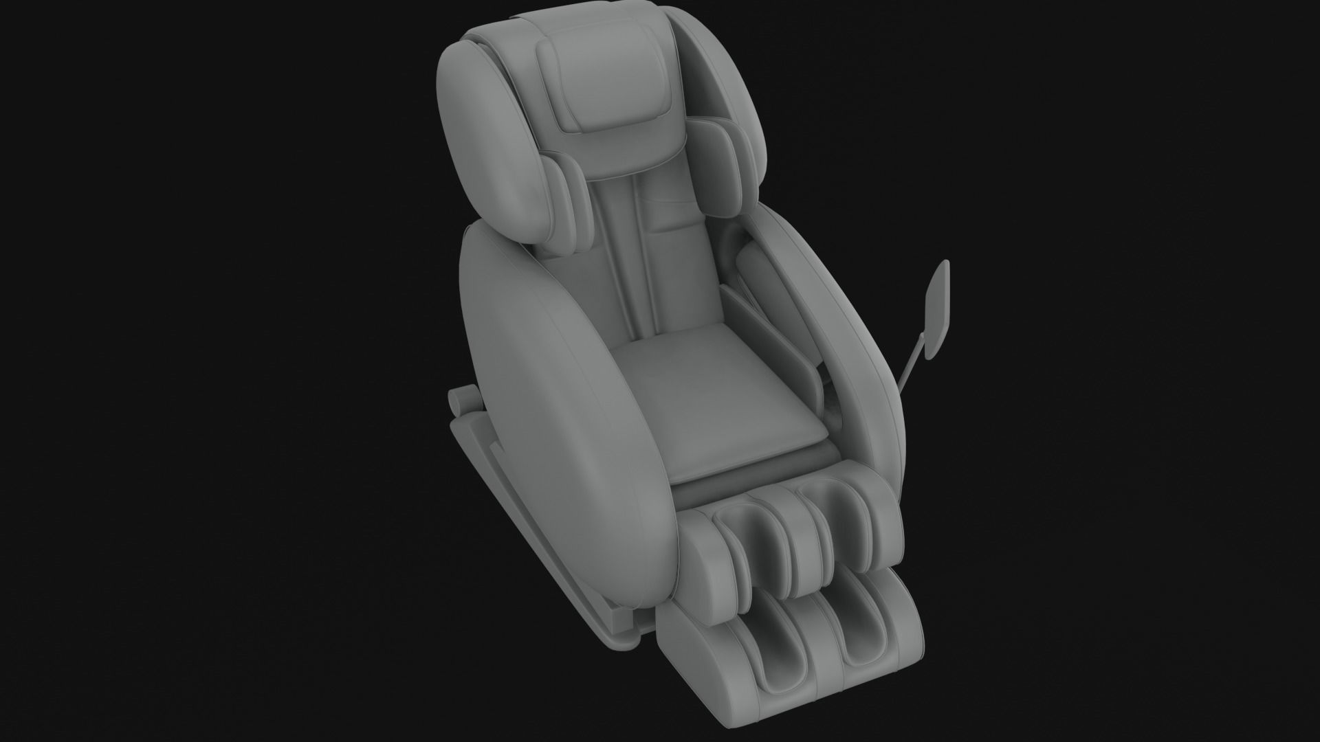 Massage Chair 3D model_8