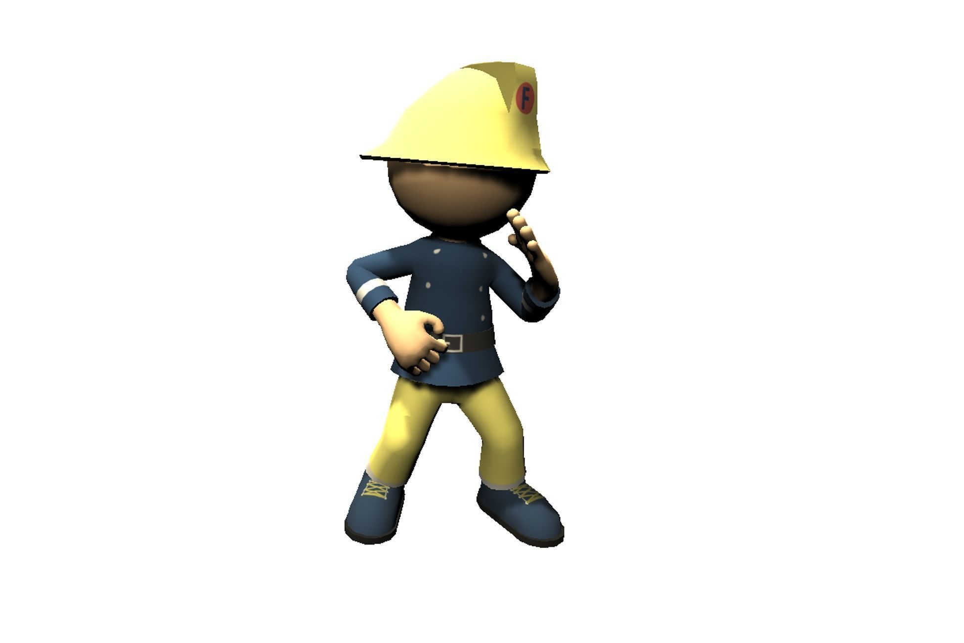 Hyper-Casual Characters Full Pack - 40 character Low-poly 3D model_30