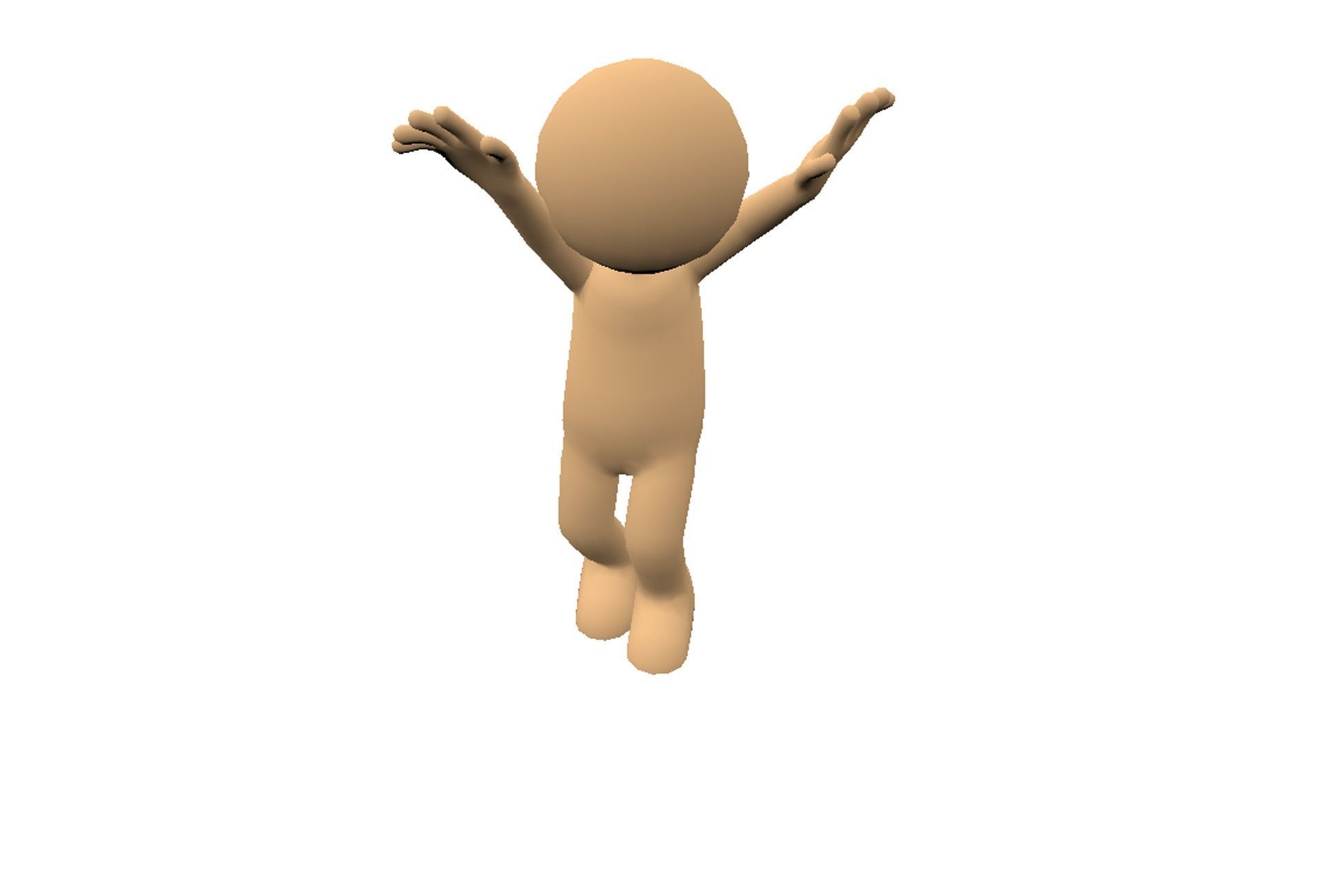 Hyper-Casual Characters Full Pack - 40 character Low-poly 3D model_43