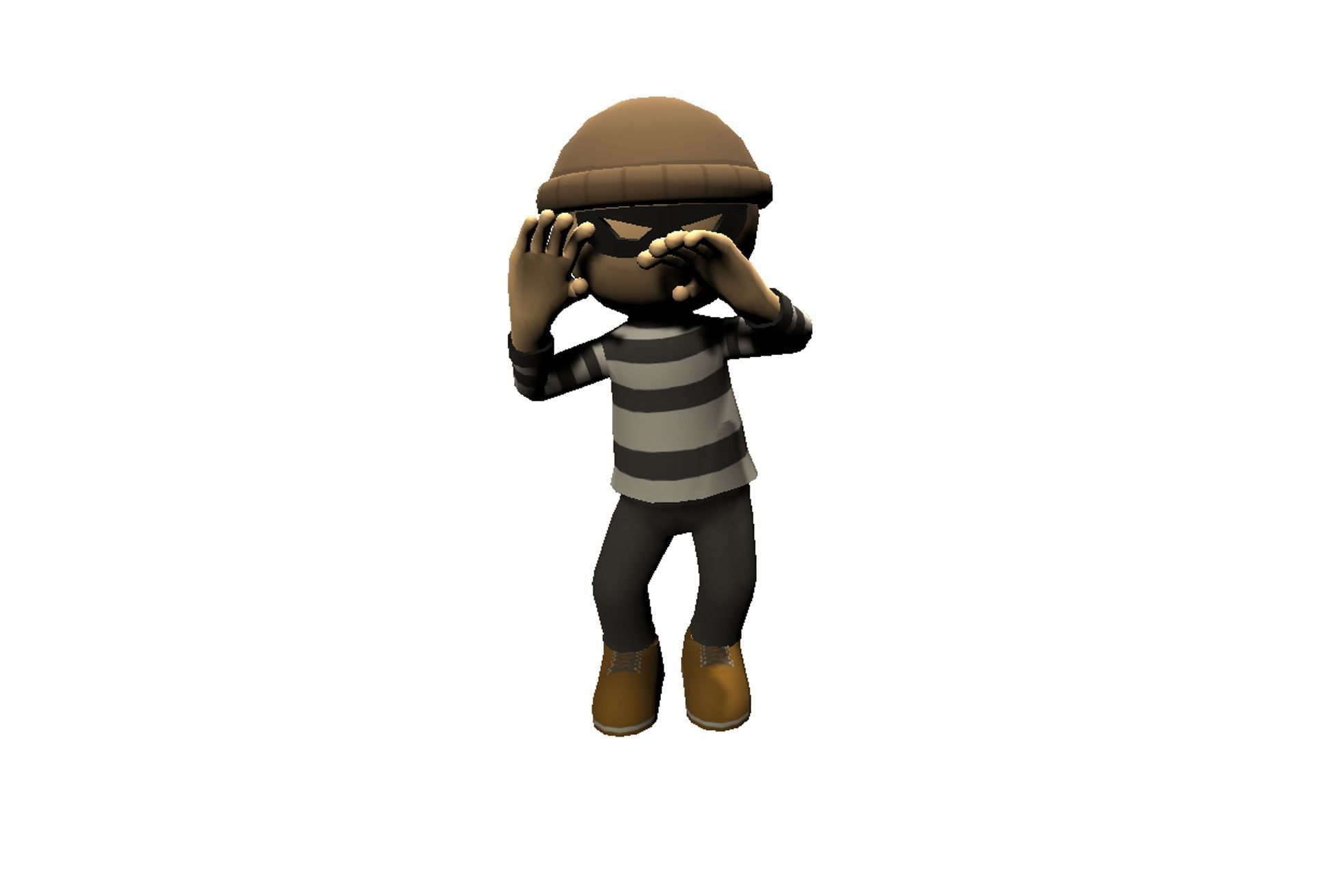 Hyper-Casual Characters Full Pack - 40 character Low-poly 3D model_35