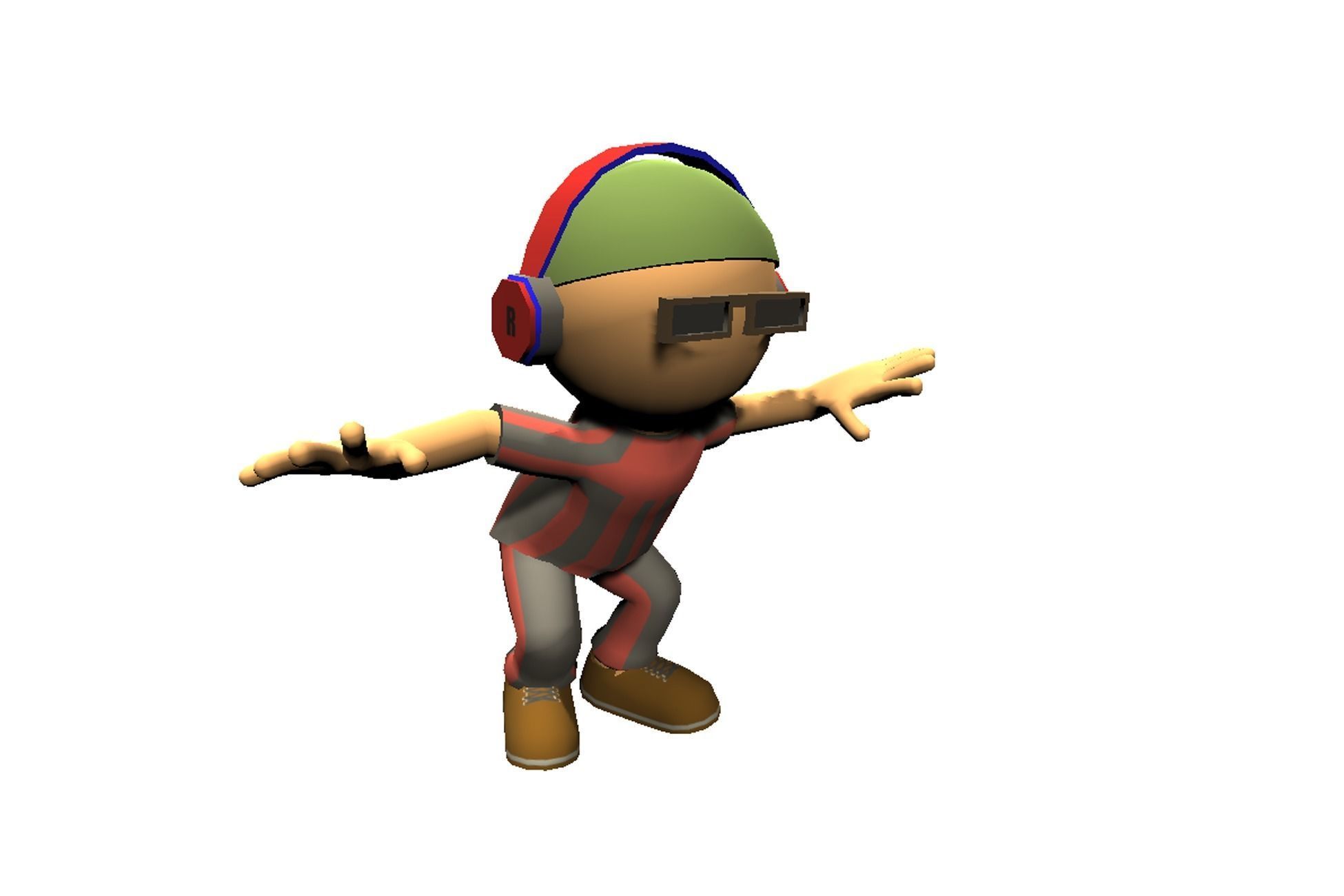 Hyper-Casual Characters Full Pack - 40 character Low-poly 3D model_21