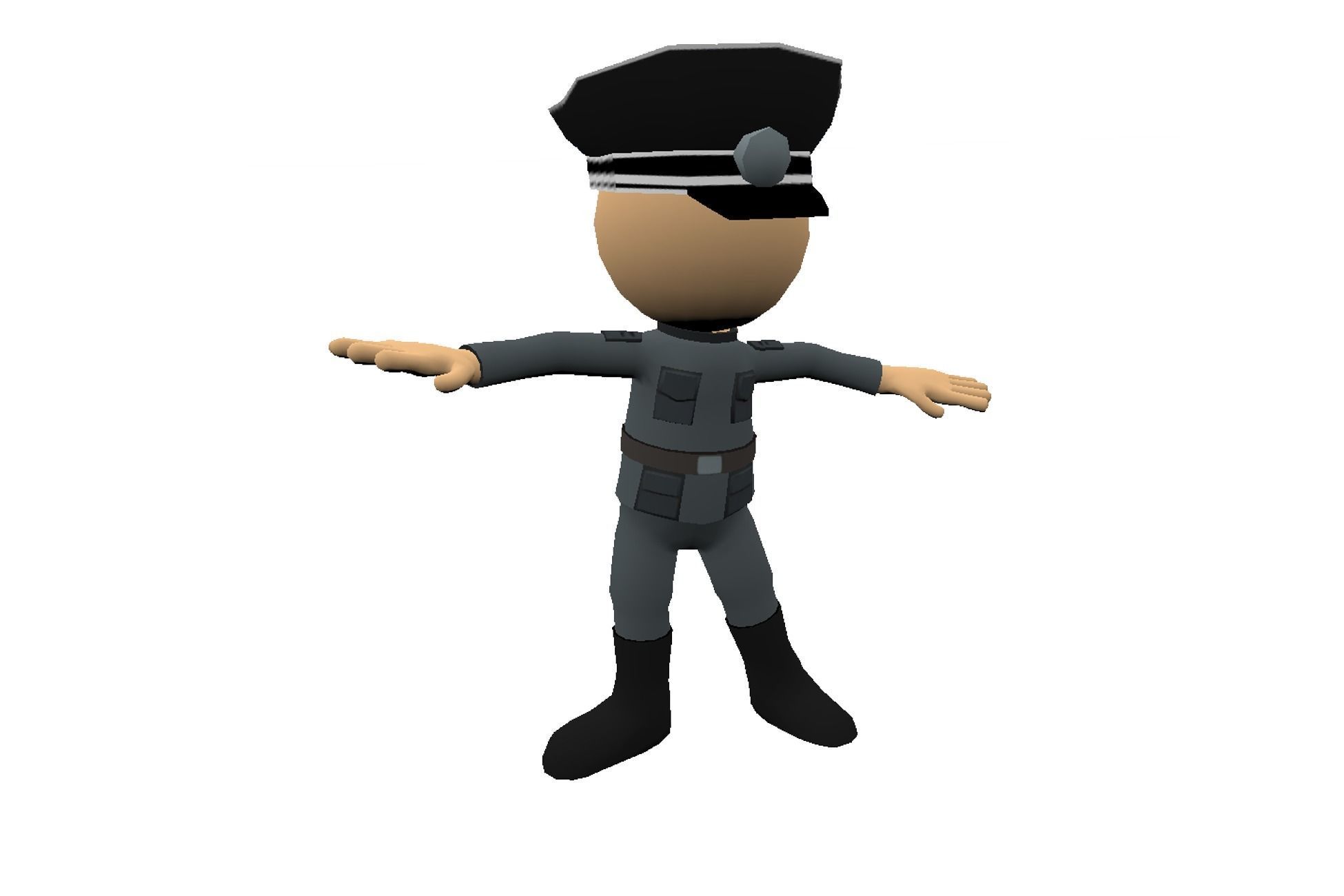 Hyper-Casual Characters Full Pack - 40 character Low-poly 3D model_12