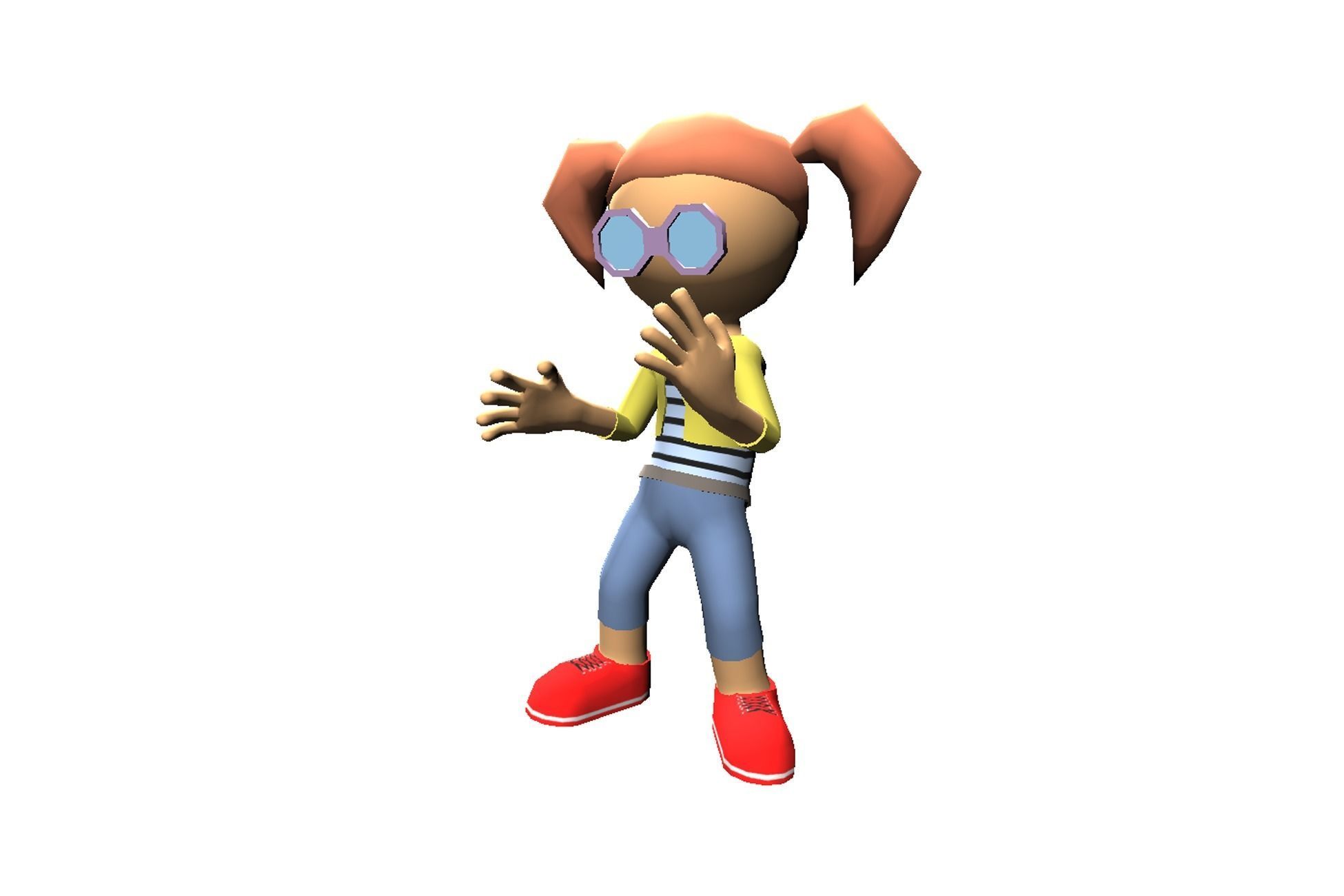 Hyper-Casual Characters Full Pack - 40 character Low-poly 3D model_22