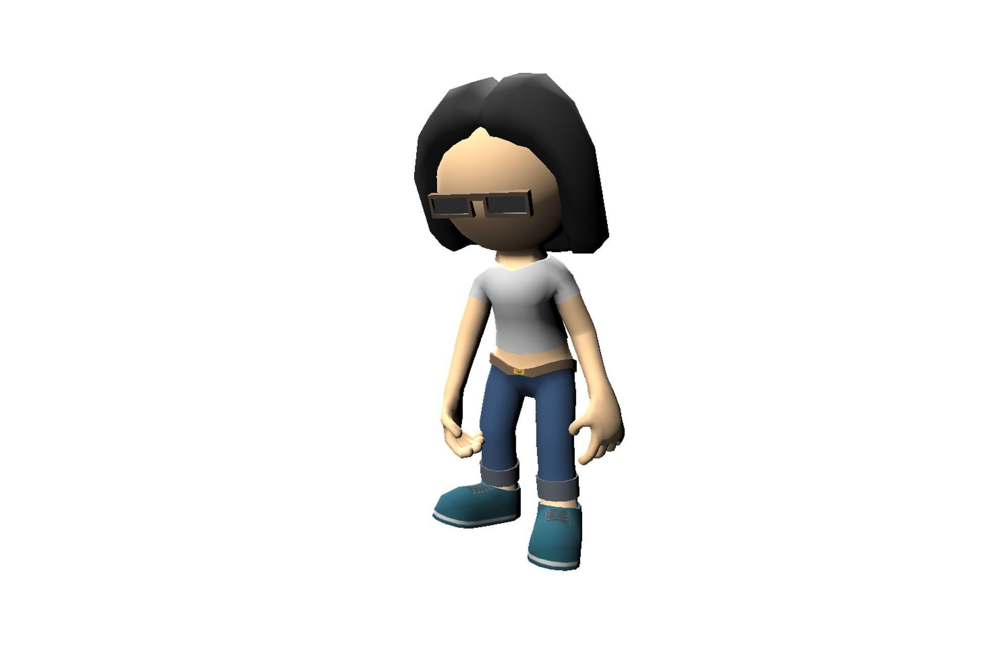 Hyper-Casual Characters Full Pack - 40 character Low-poly 3D model_27