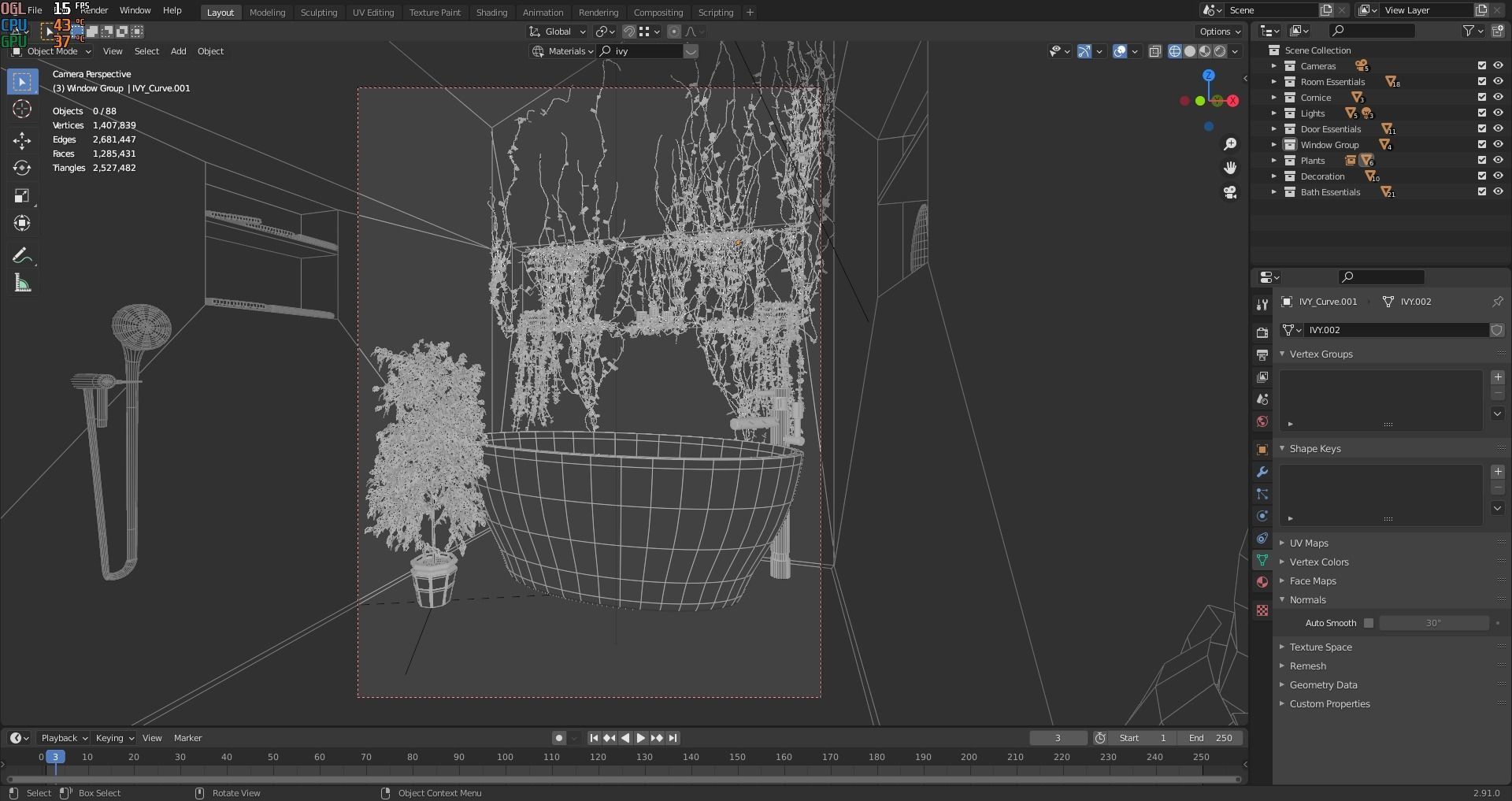 Modern Bathroom 3D model_6