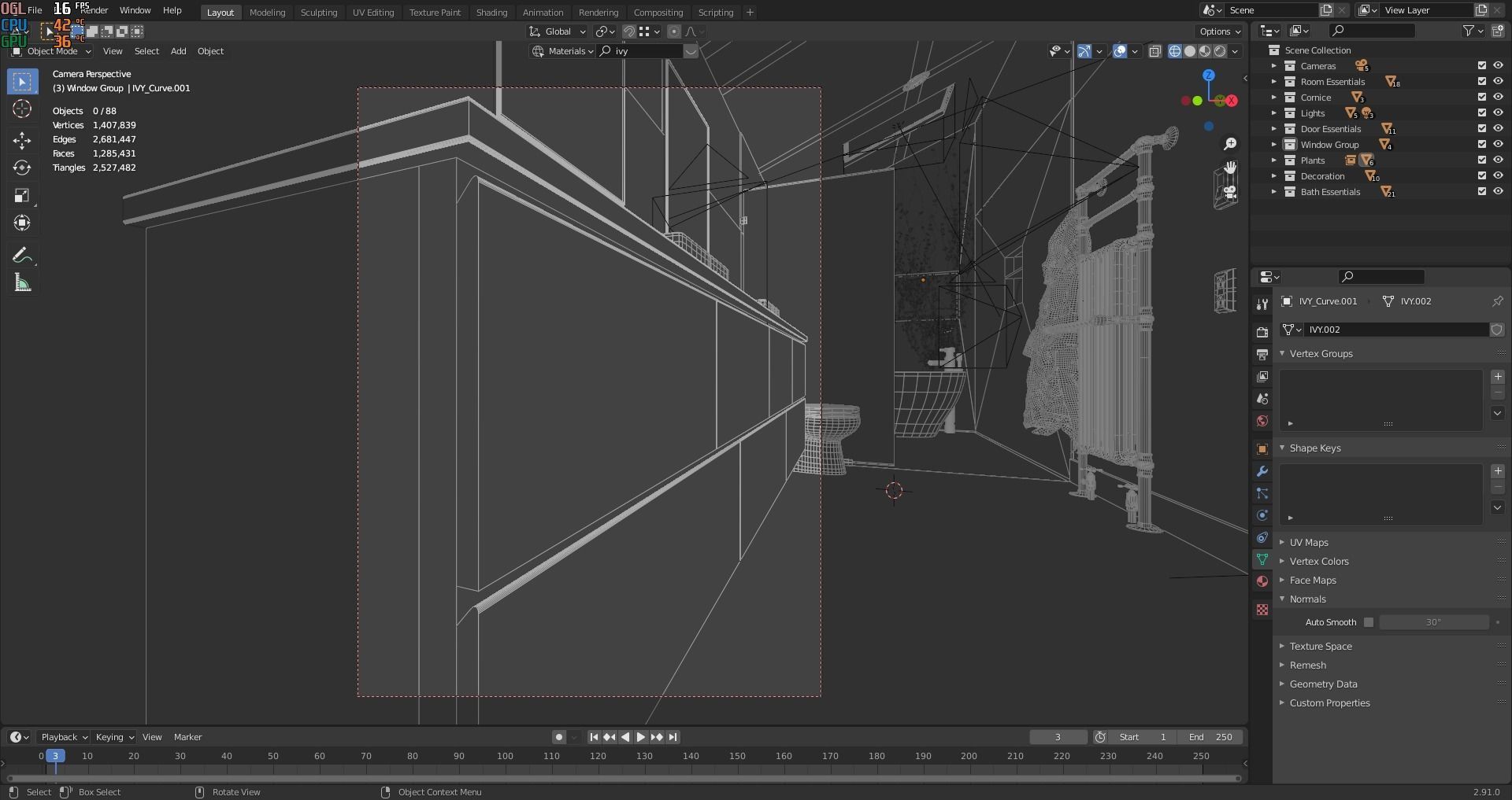 Modern Bathroom 3D model_8