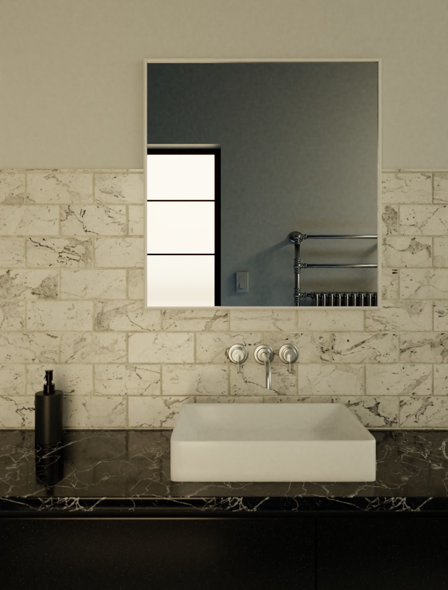 Modern Bathroom 3D model_4