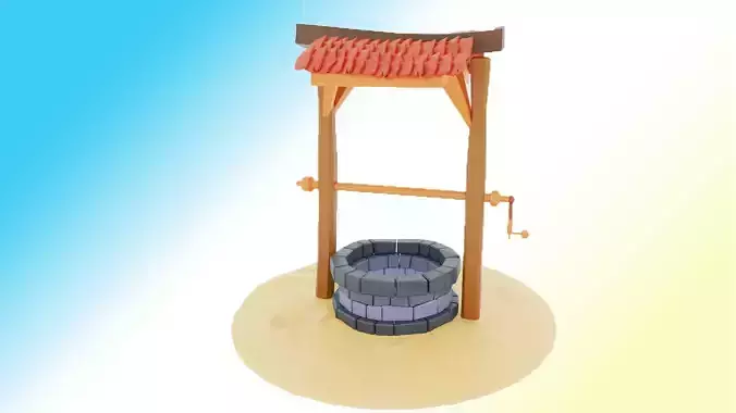 Low Poly Well free for 48 hours