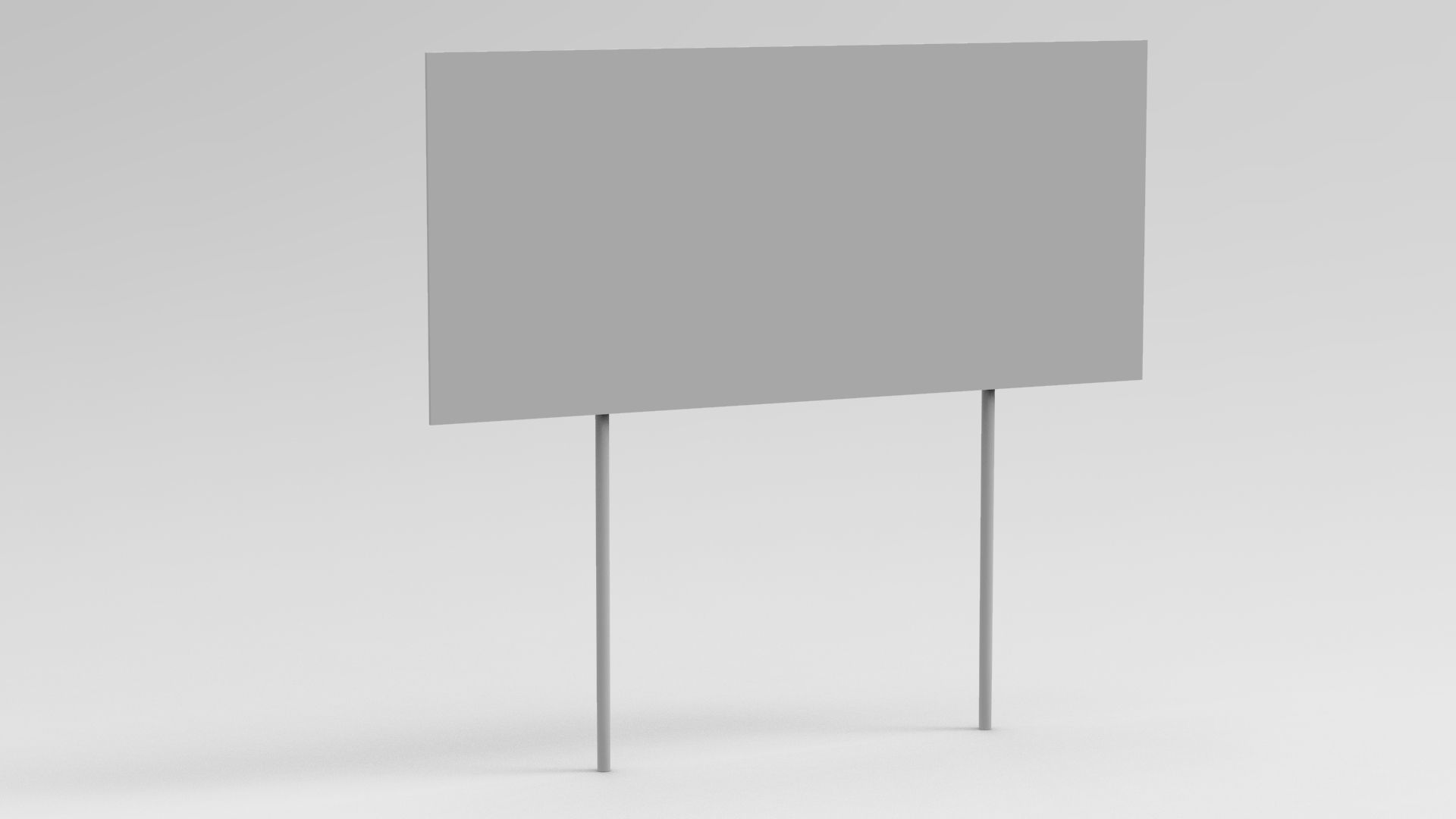 Billboards Collection billboard stand Low-poly 3D model_23