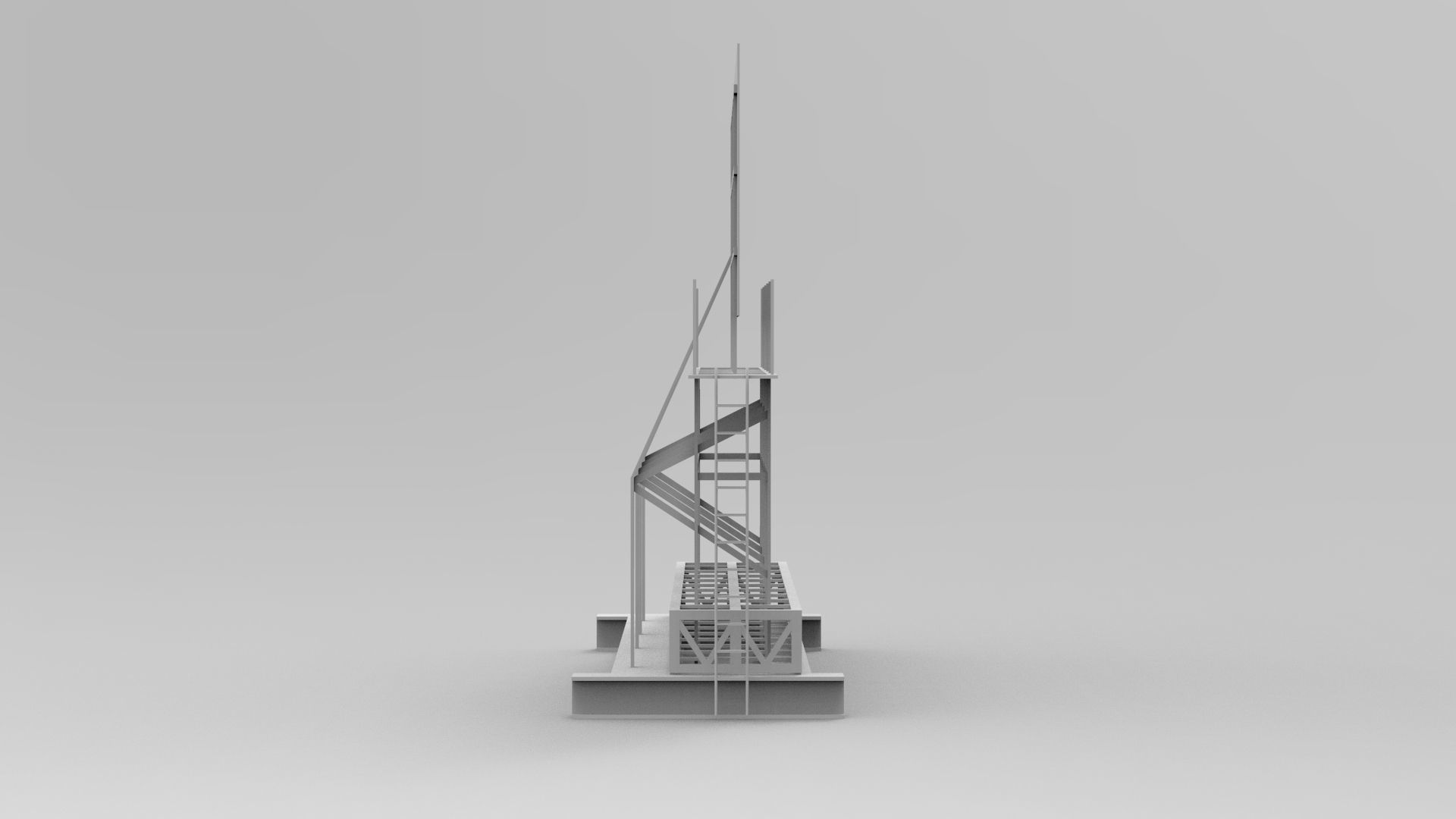 Billboards Collection billboard stand Low-poly 3D model_12