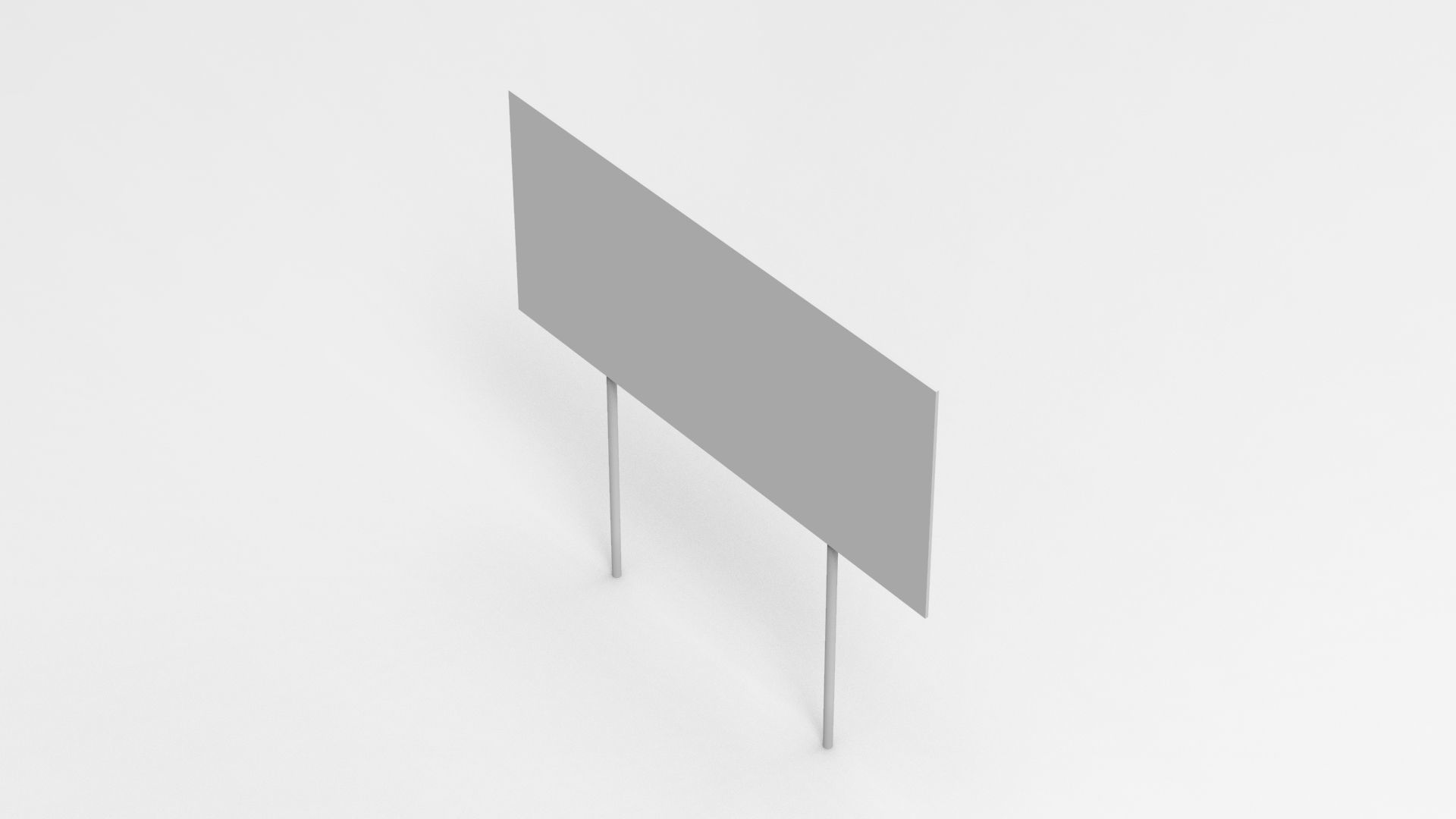 Billboards Collection billboard stand Low-poly 3D model_25