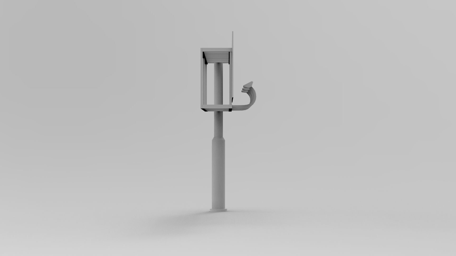 Billboards Collection billboard stand Low-poly 3D model_18