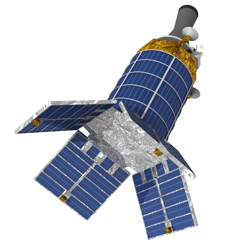DSP Satellite 3D model_1