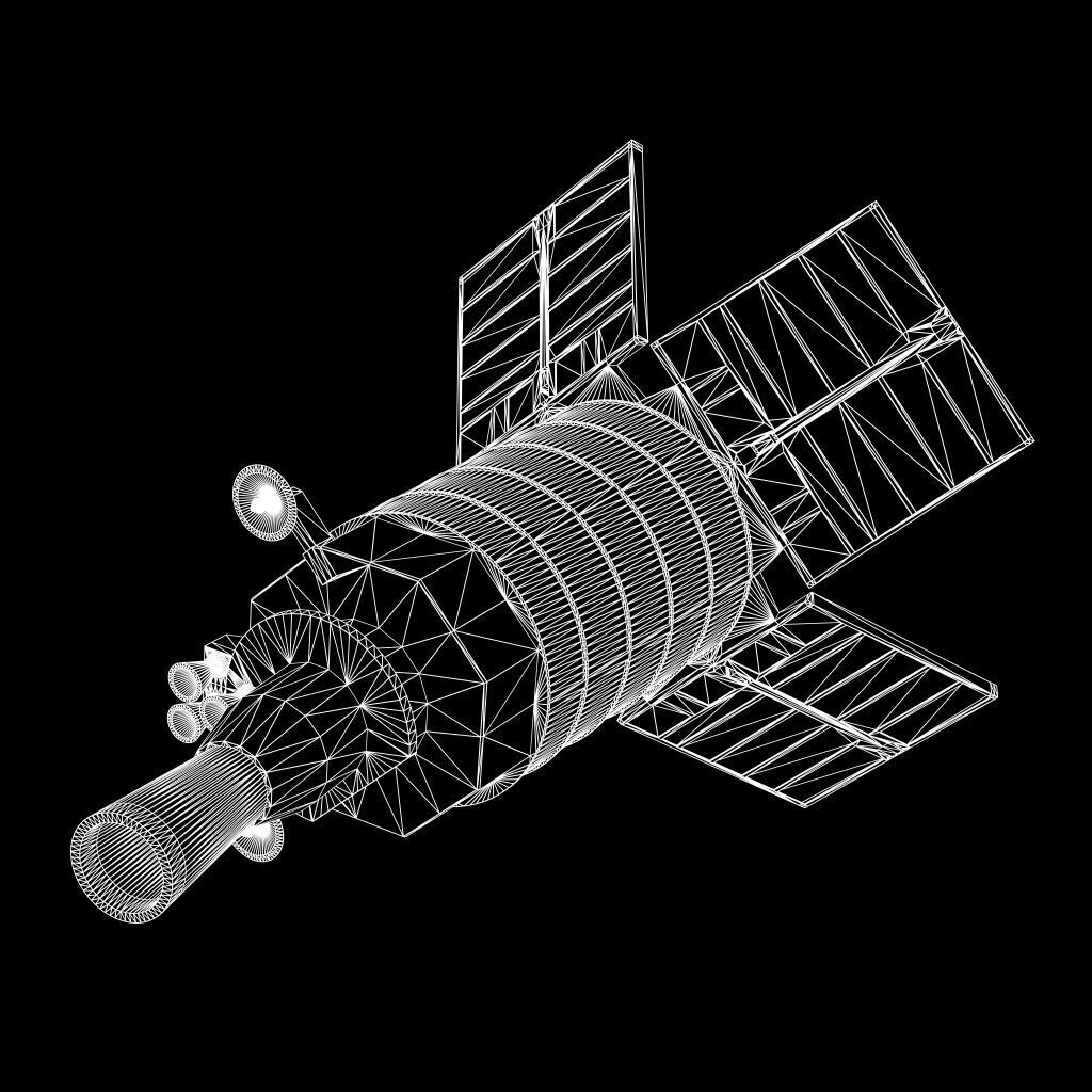 DSP Satellite 3D model_6