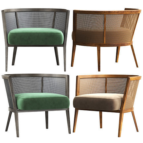 Harvey Probber Lounge Chair 3D model