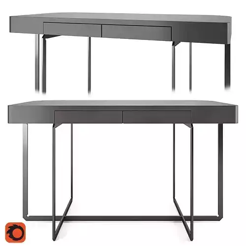 Console writing desk Flexform MARMADUKE by Roberto Lazzeroni