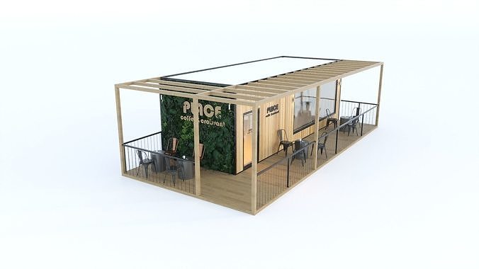 Module house cafe 3D model