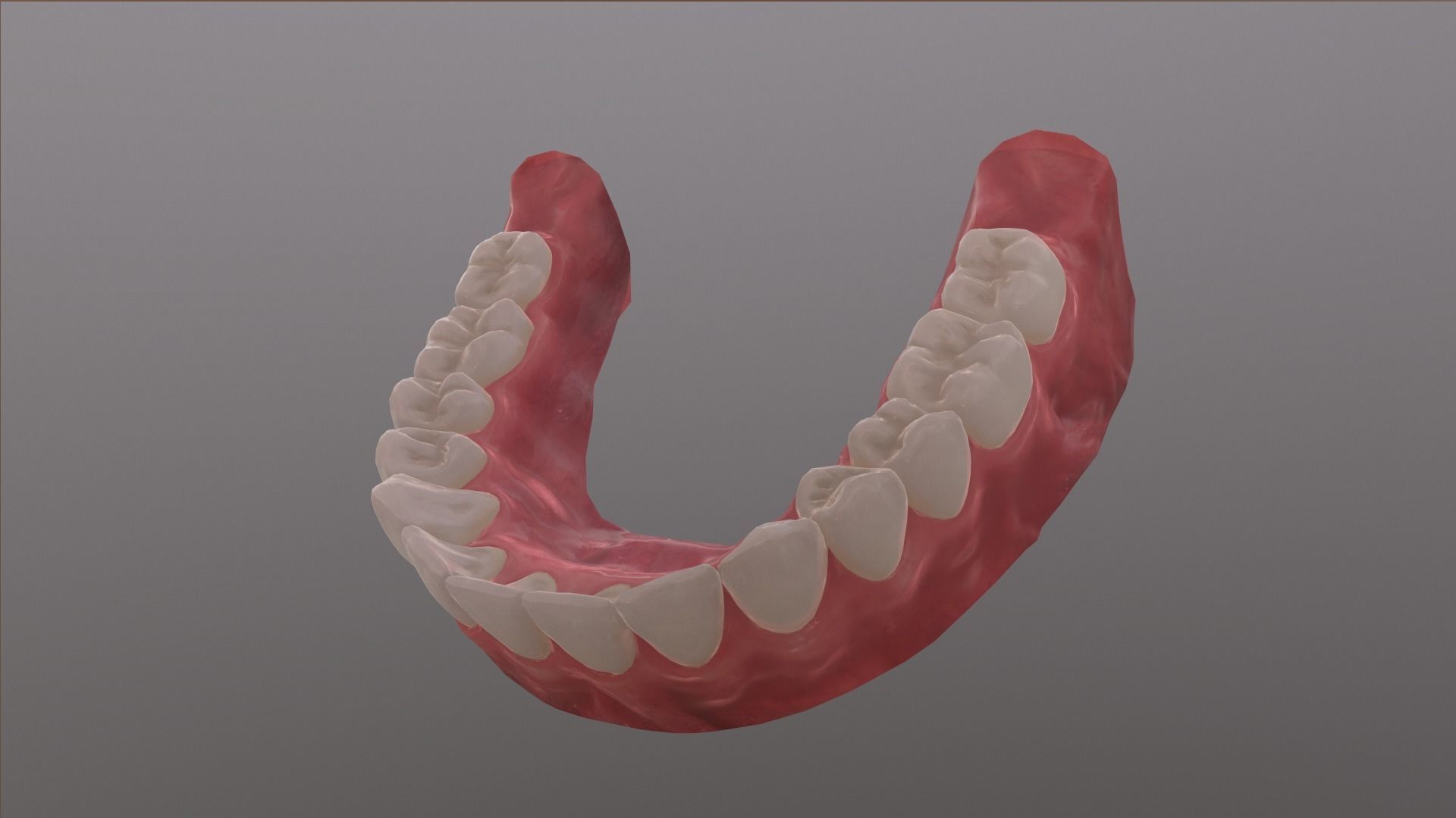 Realistic Mouth for character Low-poly 3D model_19