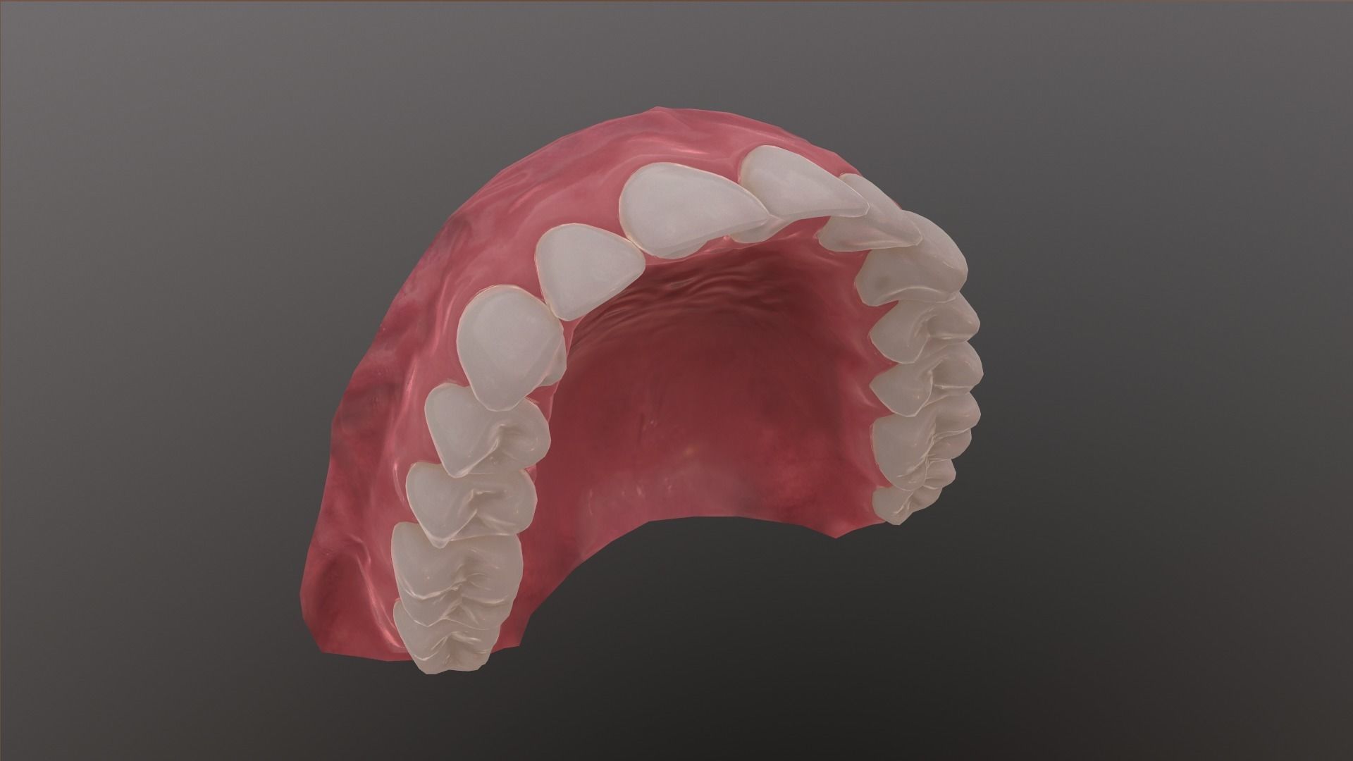 Realistic Mouth for character Low-poly 3D model_20