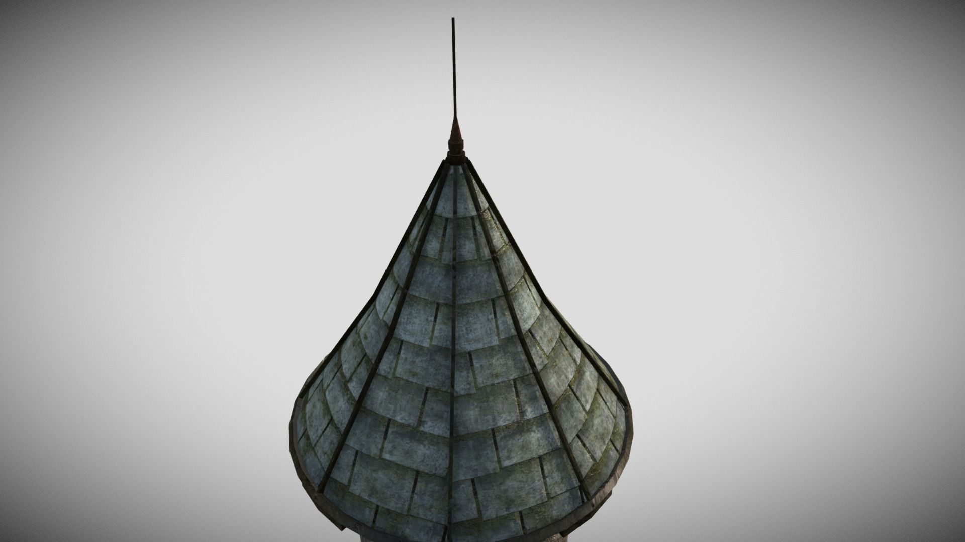 Medieval Tower Low-poly 3D model_4