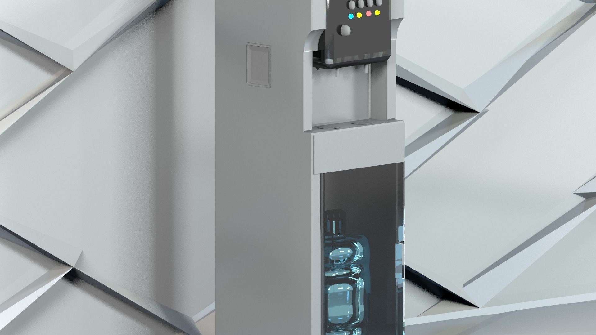 water cooler 3D model_5