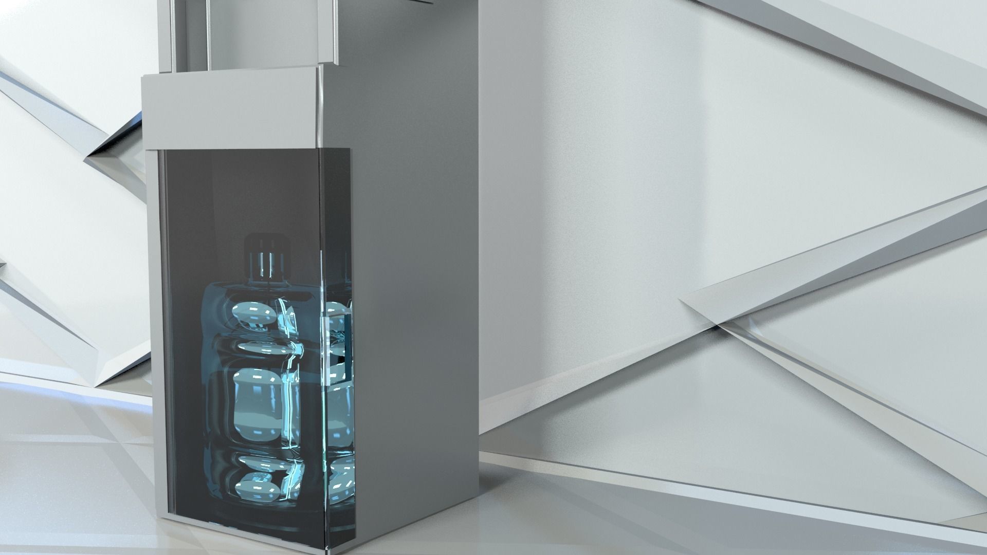 water cooler 3D model_3