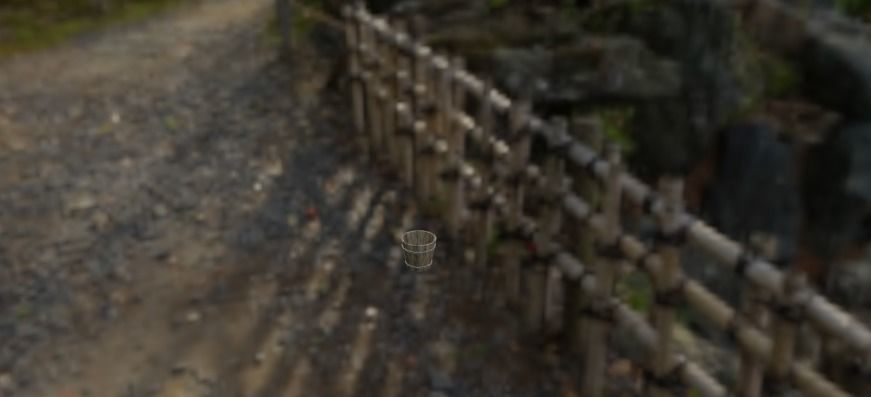 Balde de Madeira - Wooden Bucket Low-poly 3D model_3