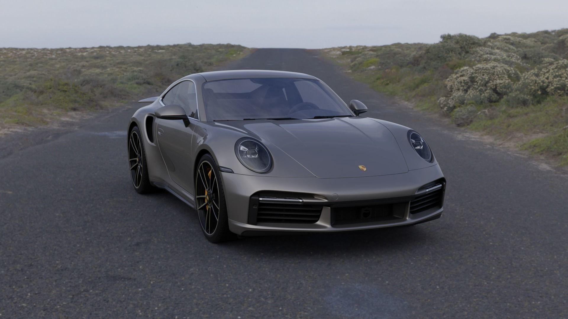 Porsche 911 Turbo S 992 3D model_0