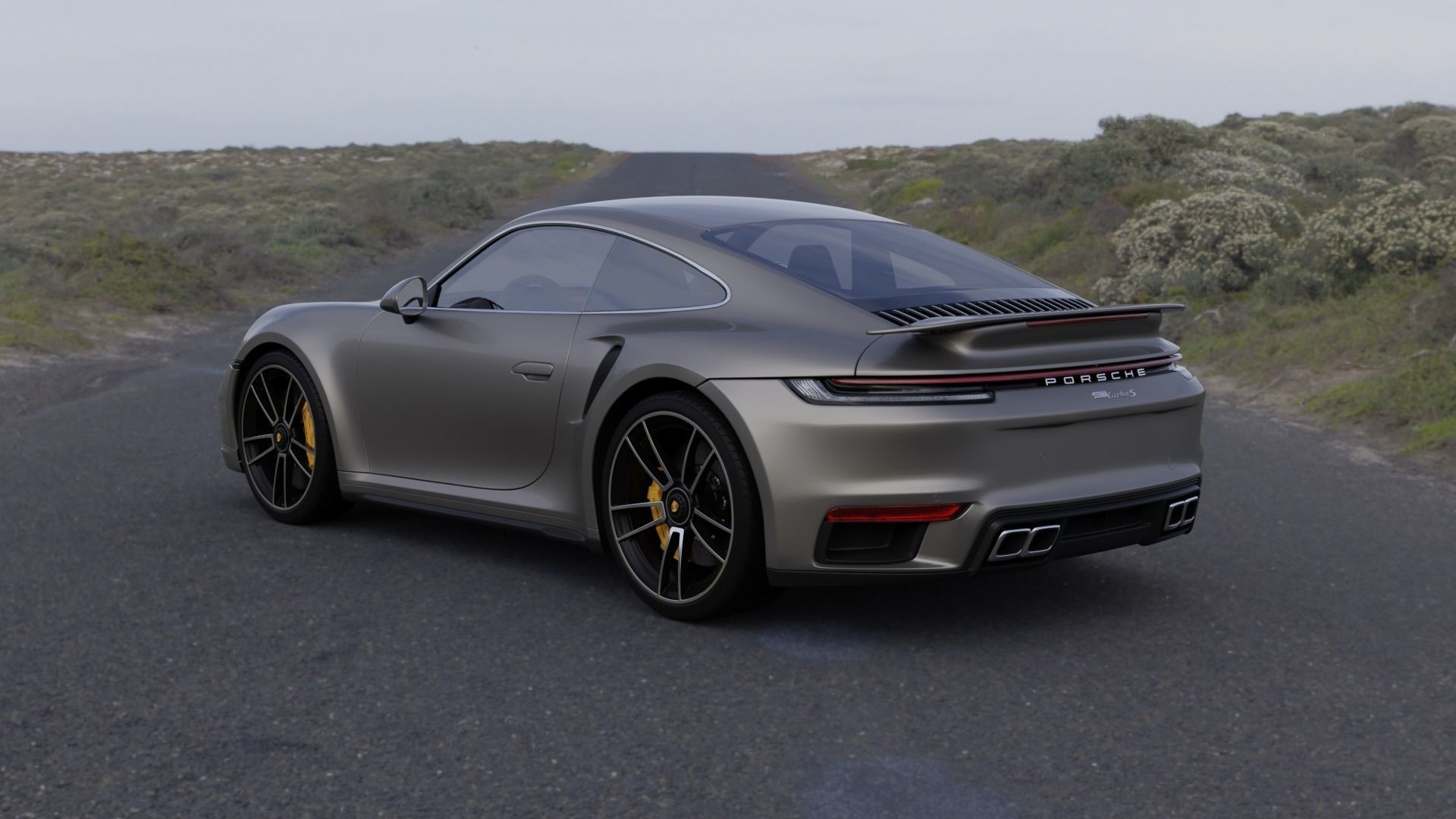 Porsche 911 Turbo S 992 3D model_4