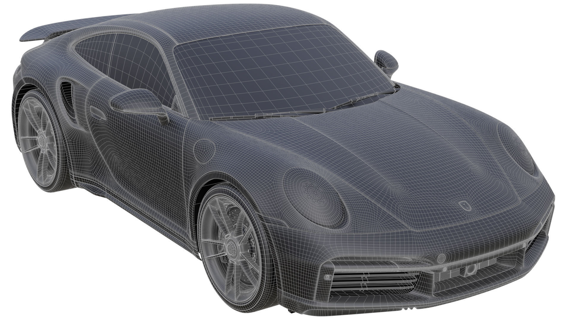 Porsche 911 Turbo S 992 3D model_13