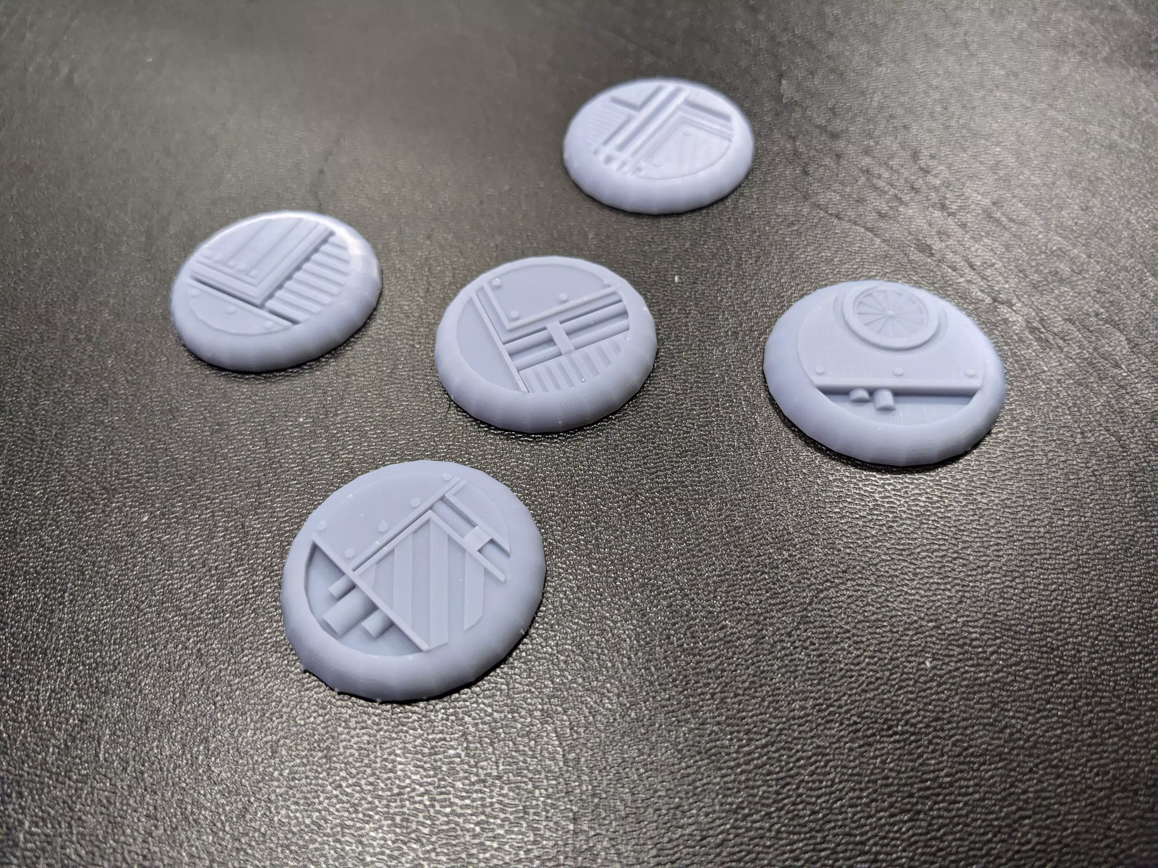 Miniature Industrial Bases 3D print model_0