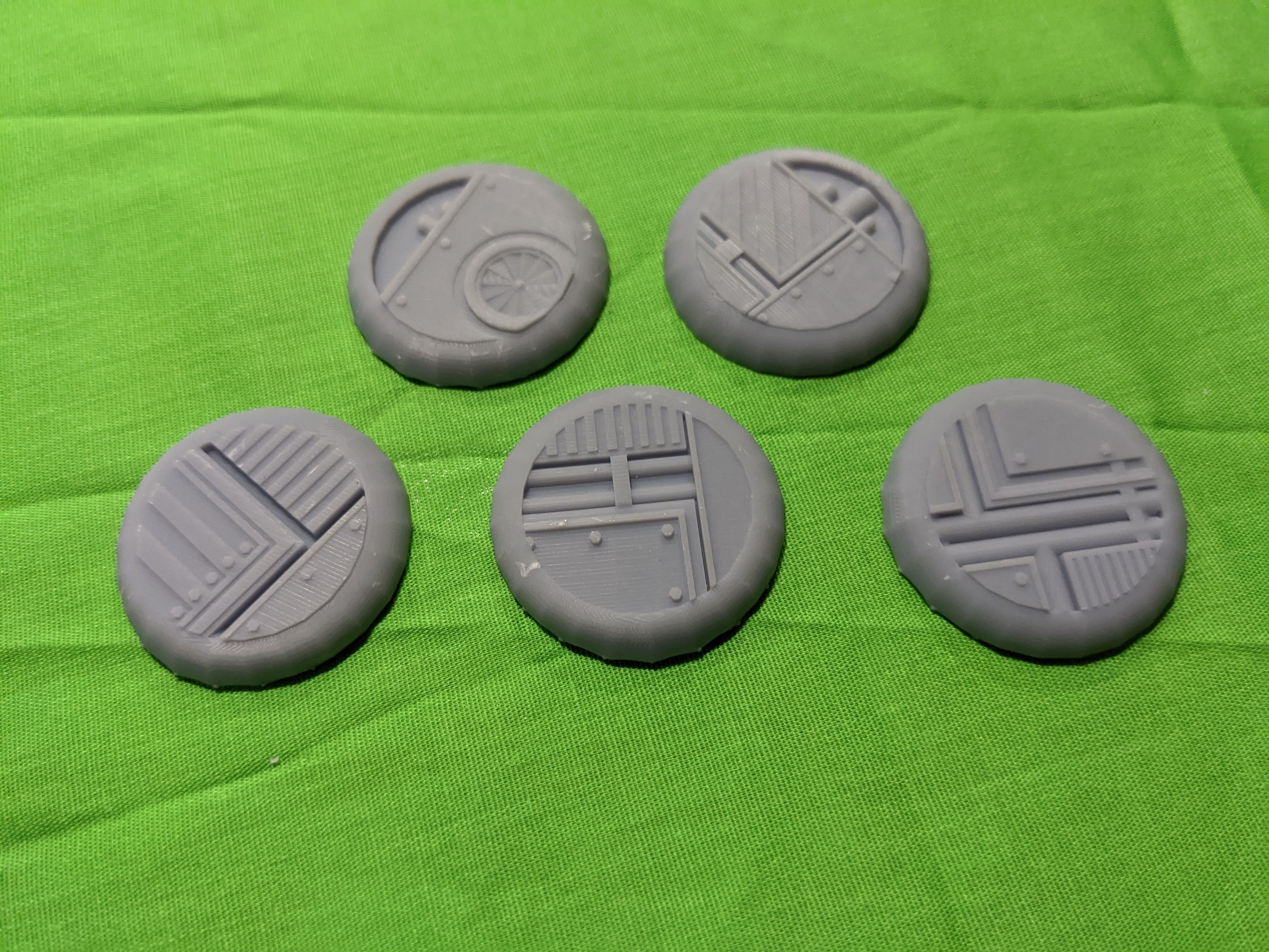 Miniature Industrial Bases 3D print model_1