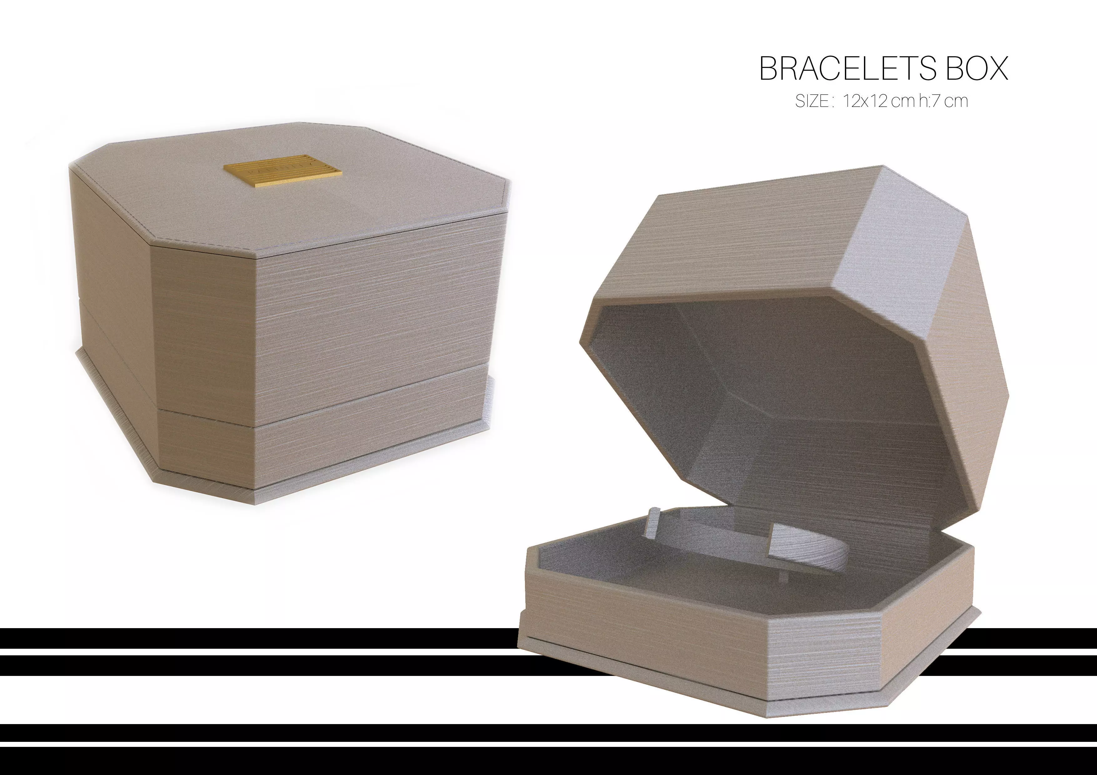 bracelets box for jewellery 3D model
