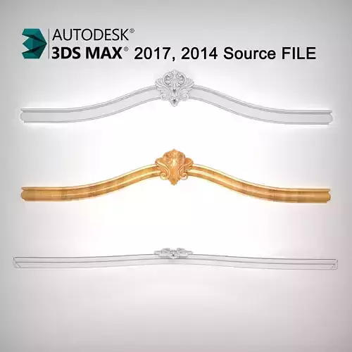 Arch 3d model for cnc 3dprint Sorce File 3DS MAX 2017 3D model