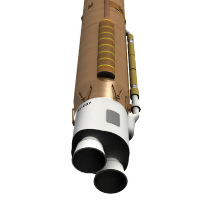Atlas V Rocket 3D model_2