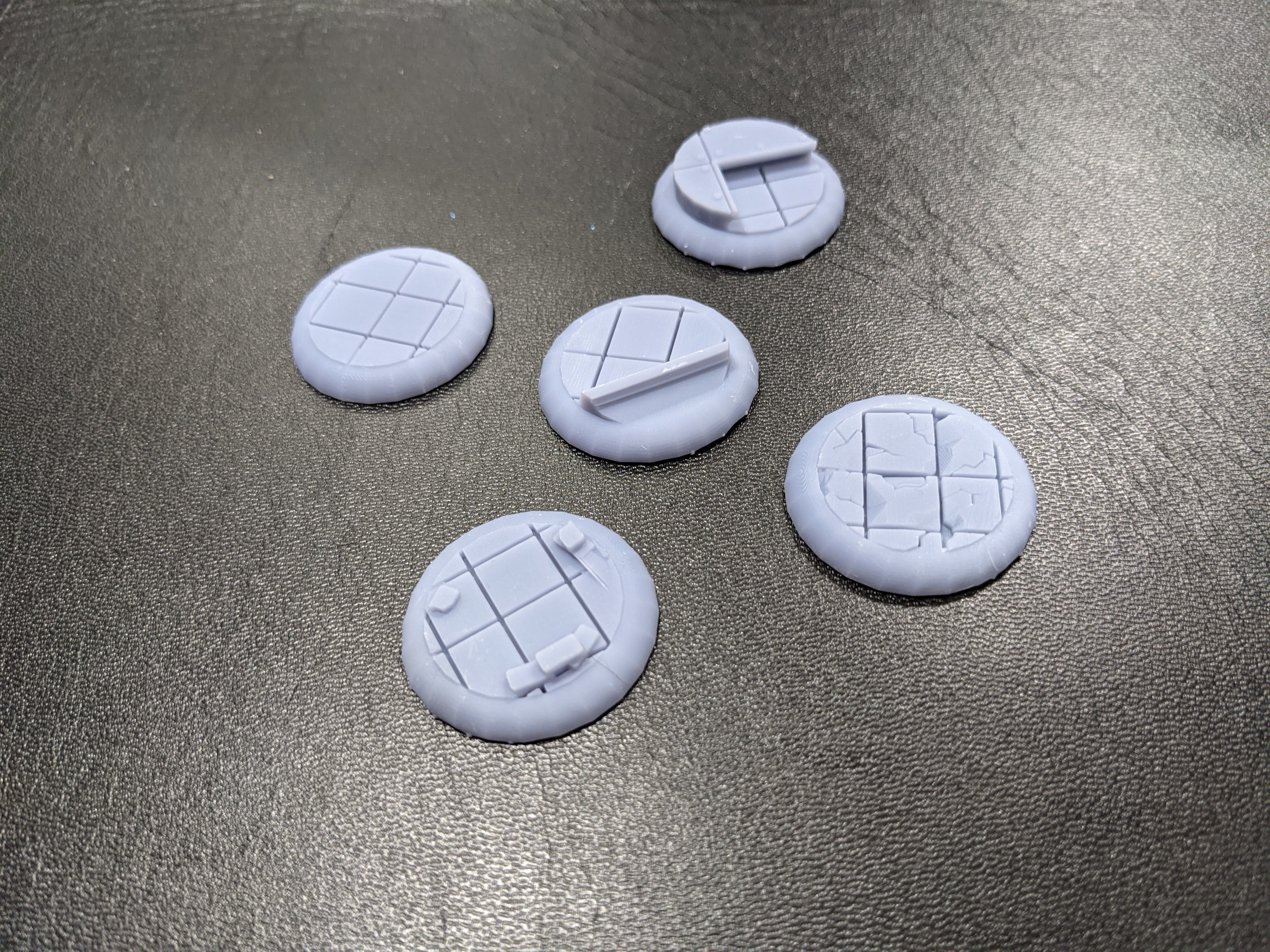 Miniature Tile Bases 3D print model