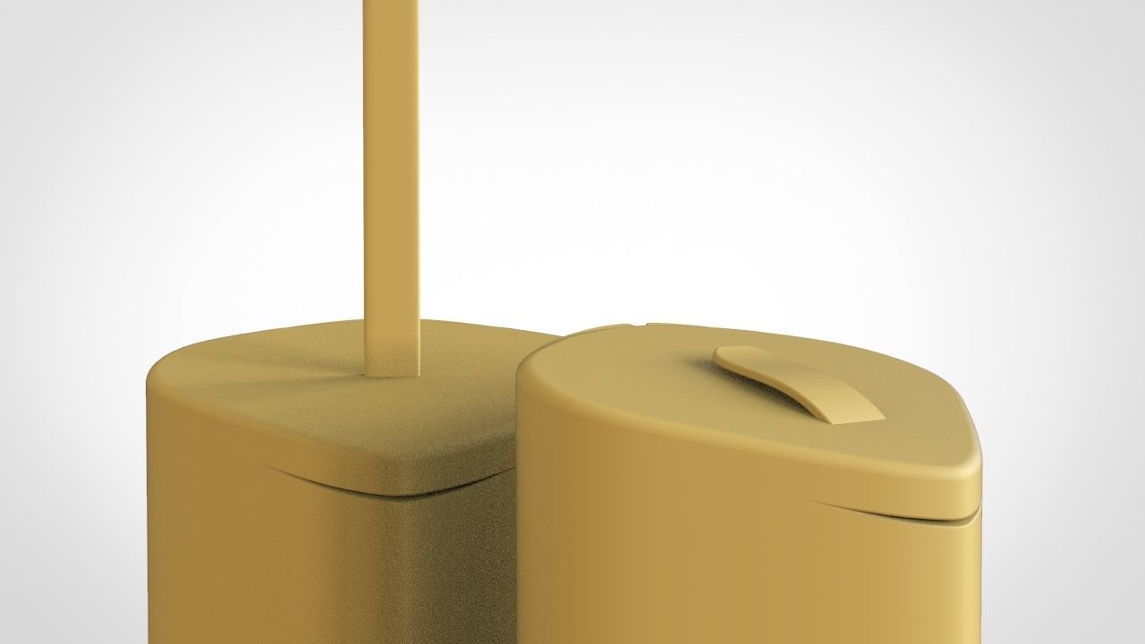 ring and earing display 3D print model_1