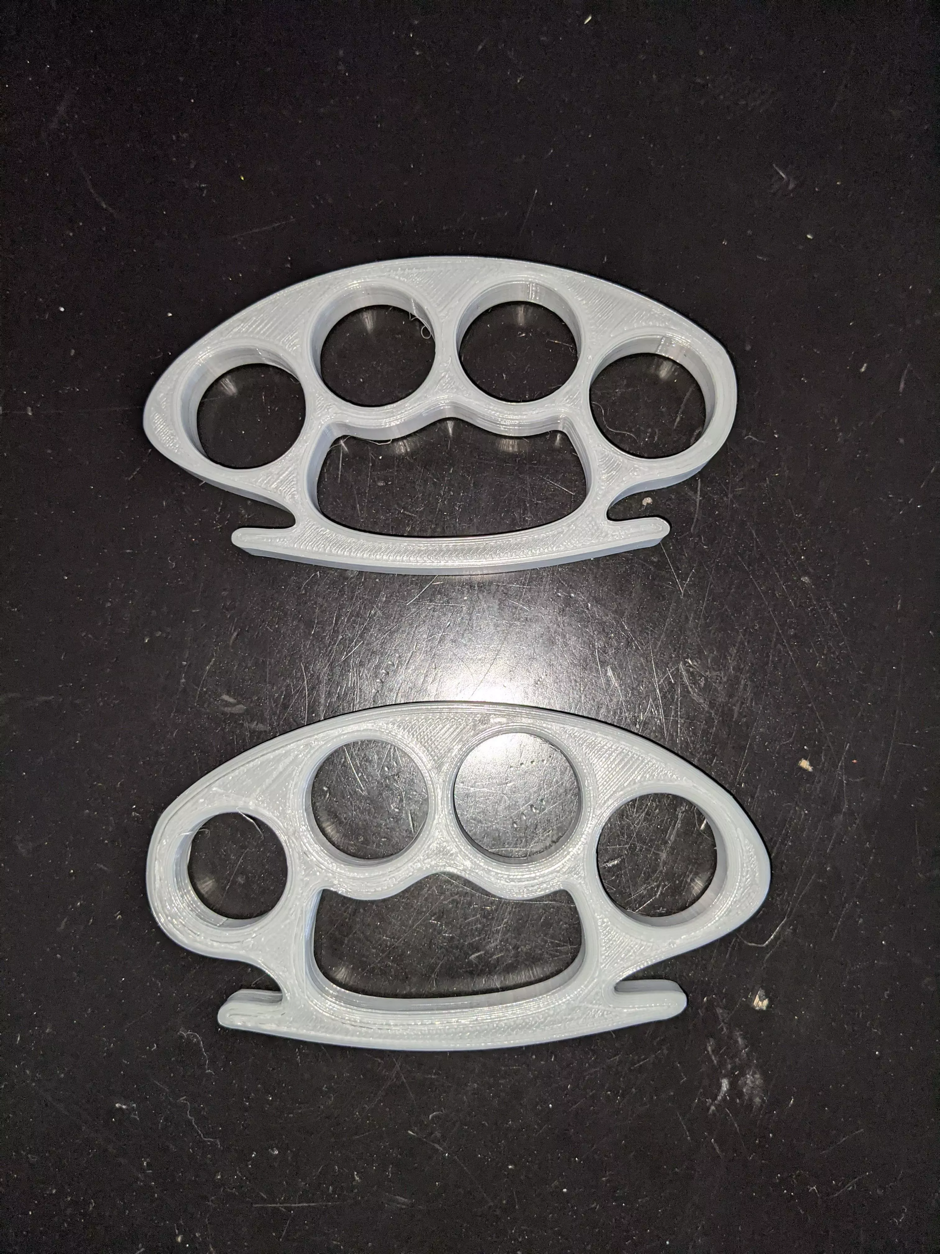Knuckle Duster Ring 3D print model_0