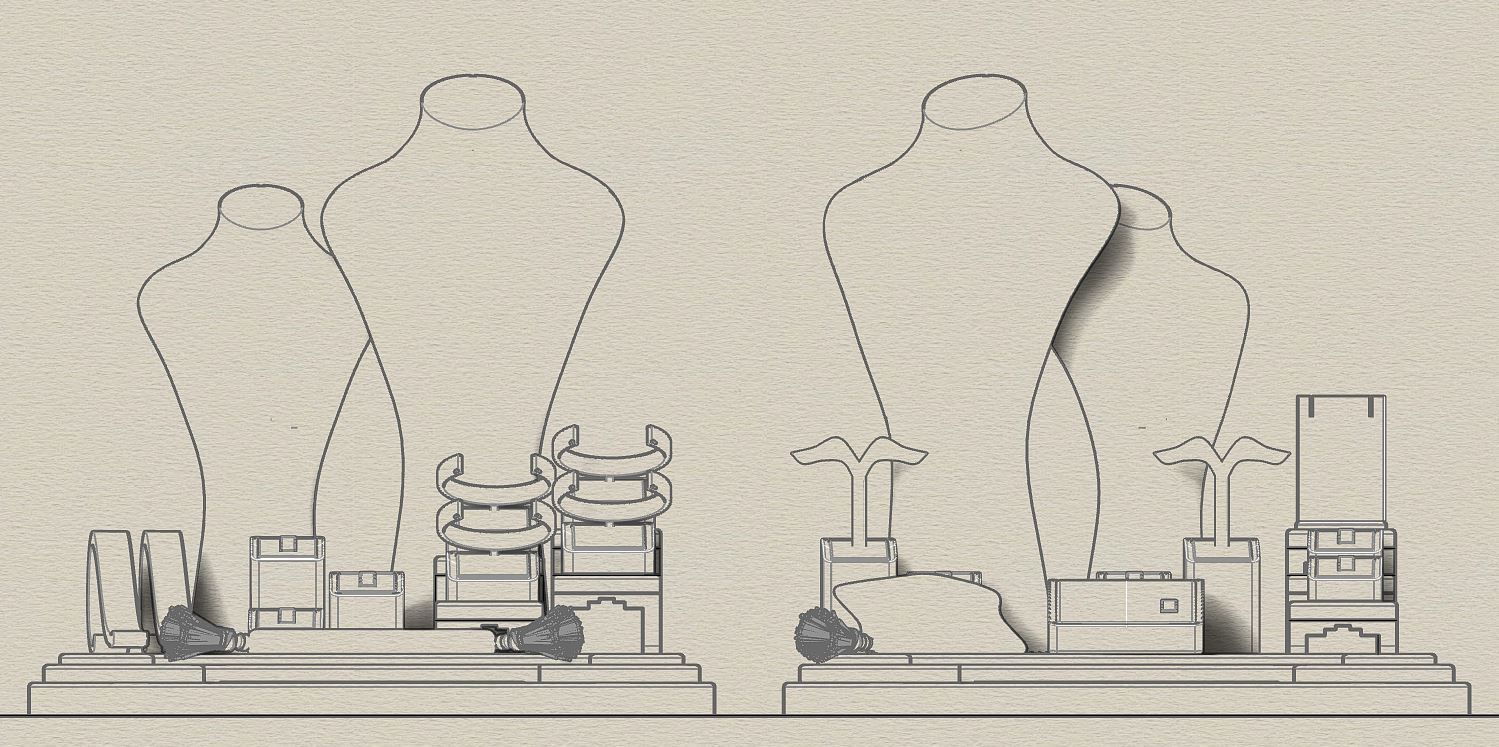 Sova  Display for jewelry    3D print model_5