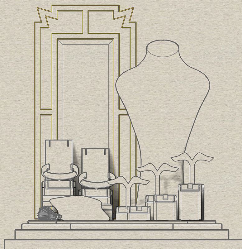 Sova  Display for jewelry    3D print model_4