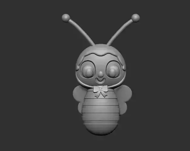bee keychain model