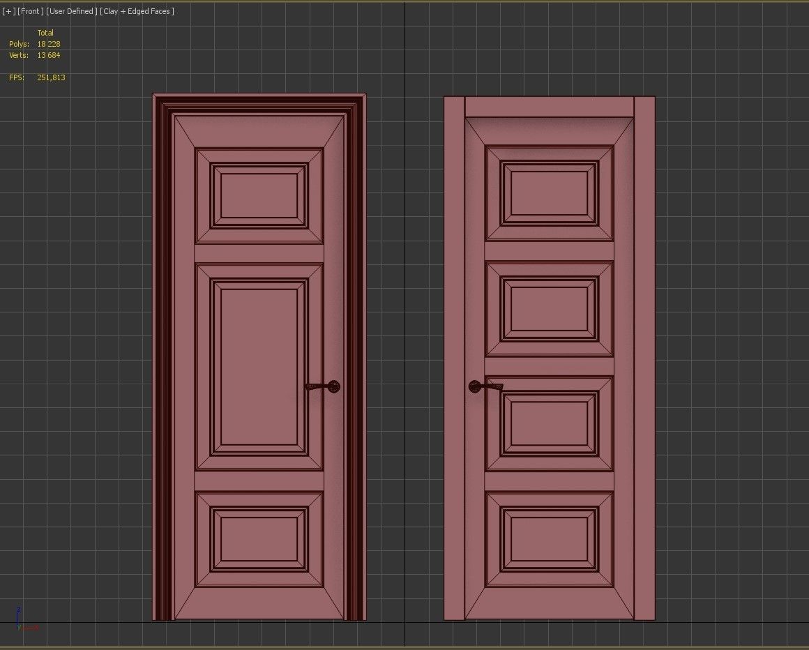 Doors Union Grand gr04 gr05 3D model_4