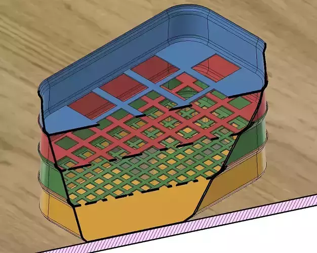 LEGO Sorter separator sieve size organizer 3D print model