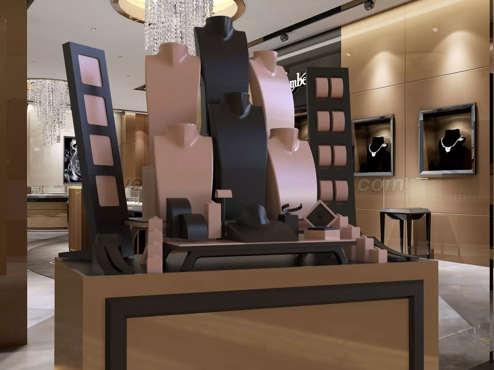 luxury jewelry window design 3D print model