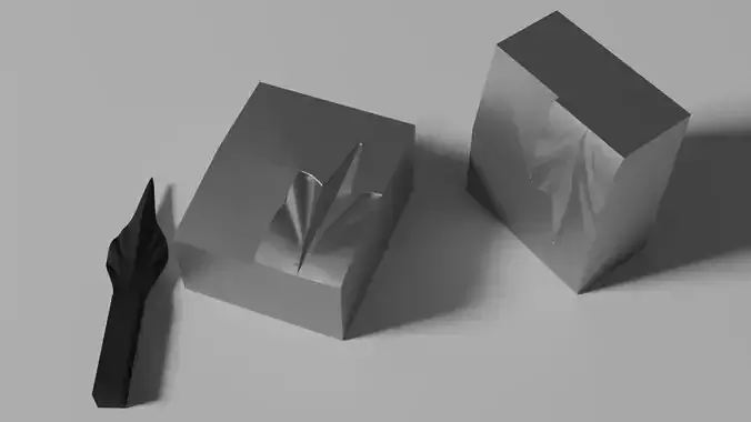 Mold for forged spike